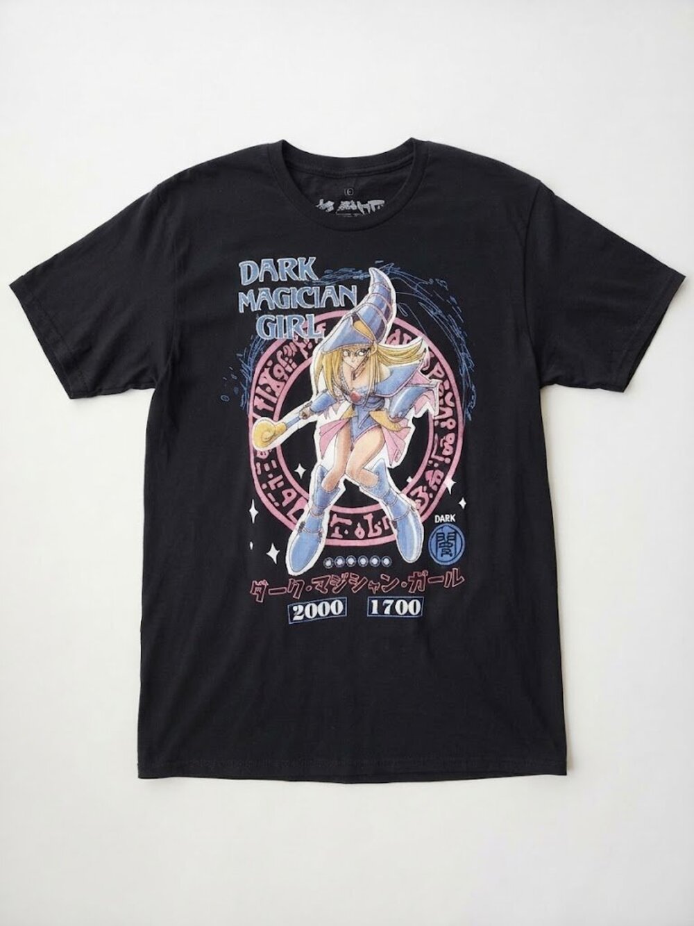 Black Yu-Gi-Oh! Dark Magician Girl! Graphic Short Sleeve Tee